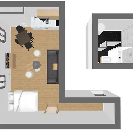 Le Gatsby Niortais - Homy Apartamento *