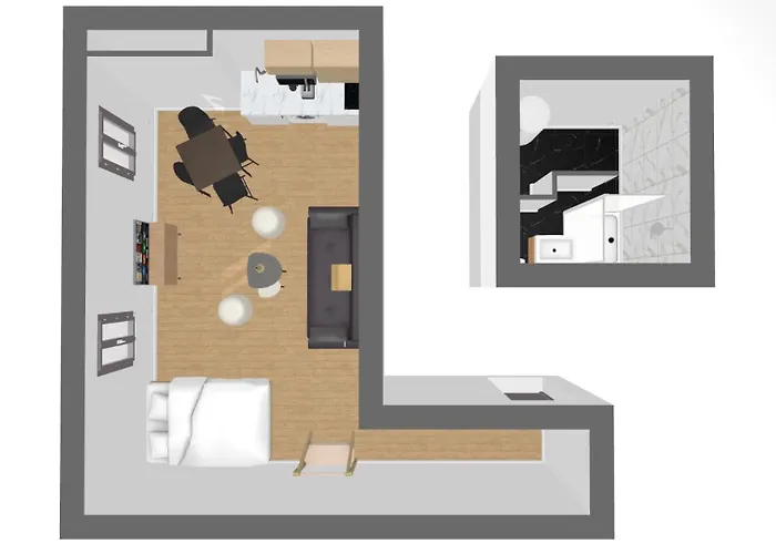 Le Gatsby Niortais - Homy Apartment *