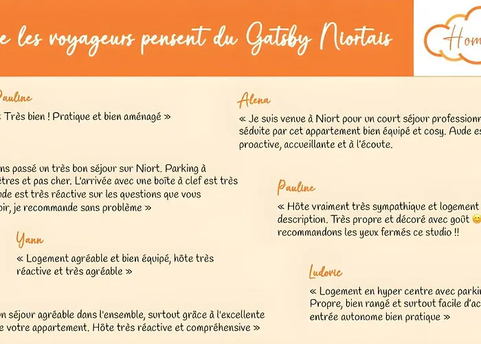 Apartment Le Gatsby Niortais - Homy Niort